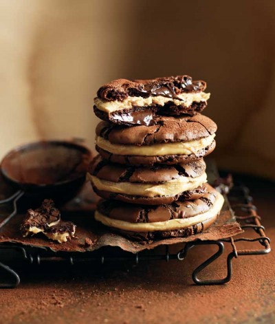 Donna Hay’s Brownie Cookies with Peanut Butter Frosting