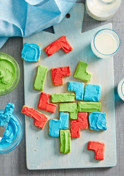 Back-To-School Puzzle Biscuits