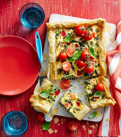 Ham, Egg and Vegie Summer Tart