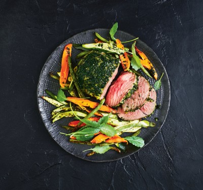 Salsa Verde Roast Lamb