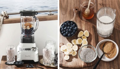 Almond, Blueberry And Chia Seed Energy Smoothie