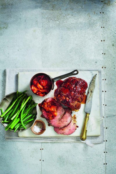 Barbecued Beef with Summer Tomato Sauce